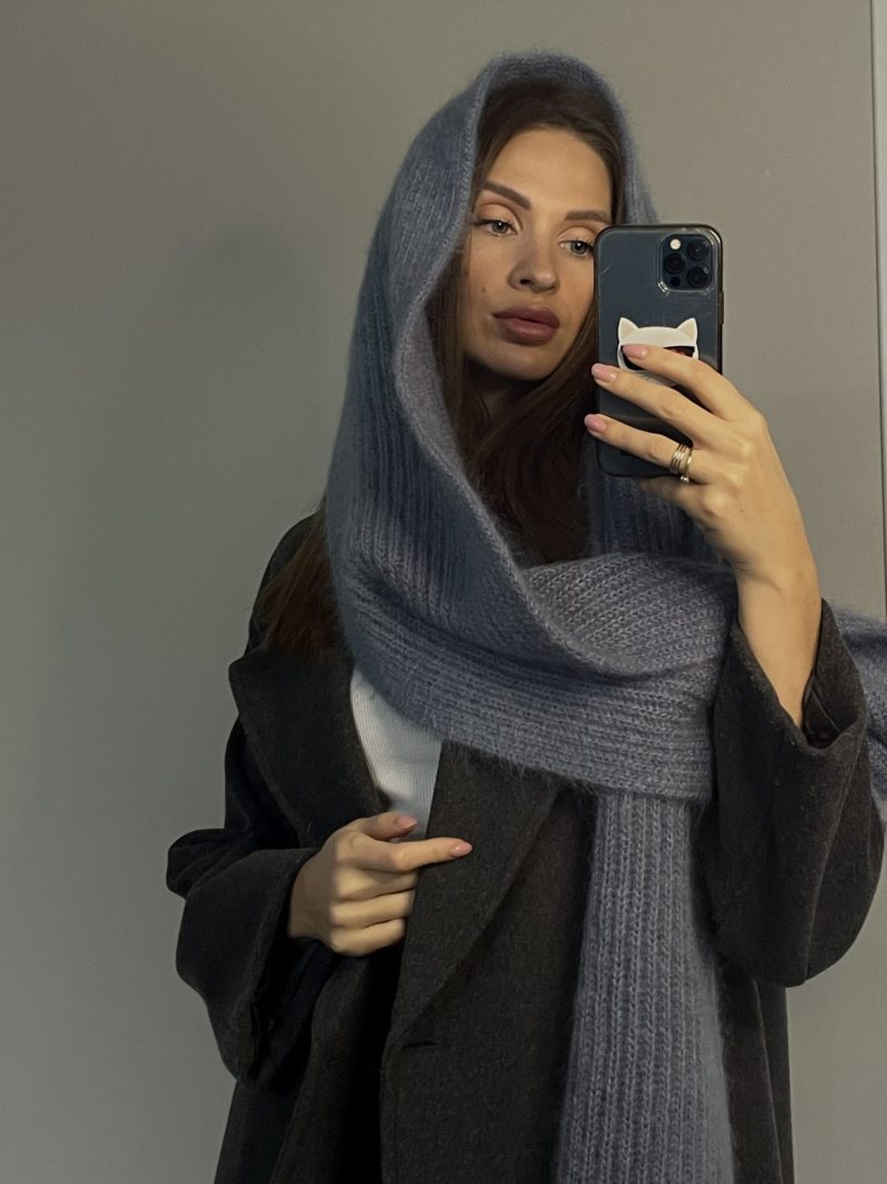 KIDMOHĒRAS CEPURE UN ŠALLE 180CM - Image 3