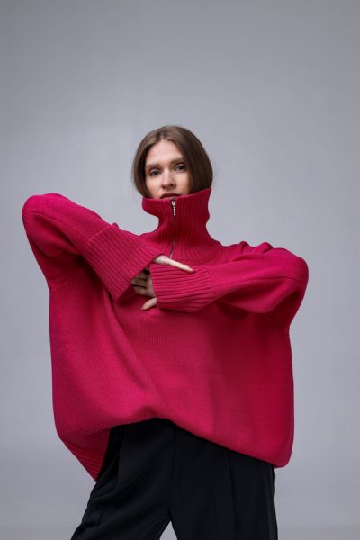 MERINO VILNAS DŽEMPERIS OVERSIZE "VICTORY"