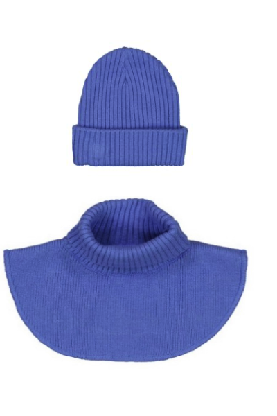BĒRNU MERINO KOMPLEKTS CEPURE UN APKAKLE