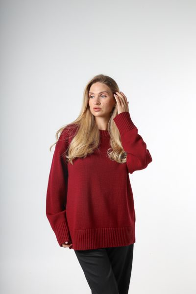MERINO VILNAS DŽEMPERIS OVERSIZE “CLASSIC”