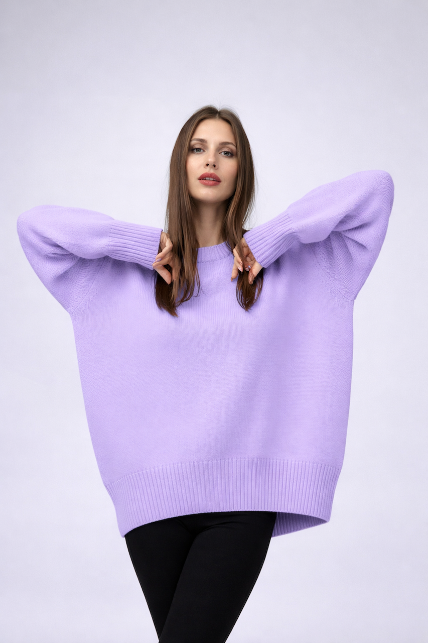 MERINO VILNAS DŽEMPERIS OVERSIZE “NIKOLE”
