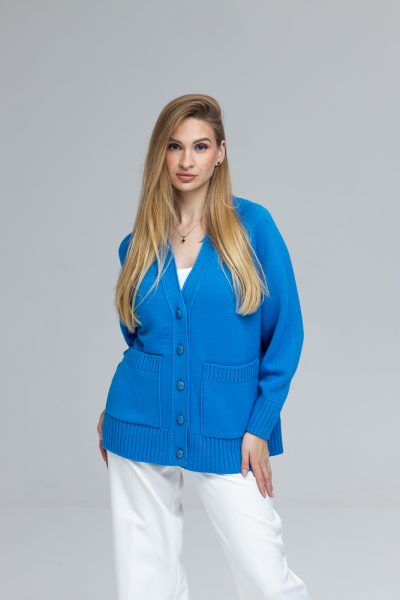 CHLOE SHORT MERINO CARDIGAN