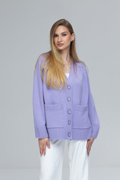 CHLOE SHORT MERINO CARDIGAN