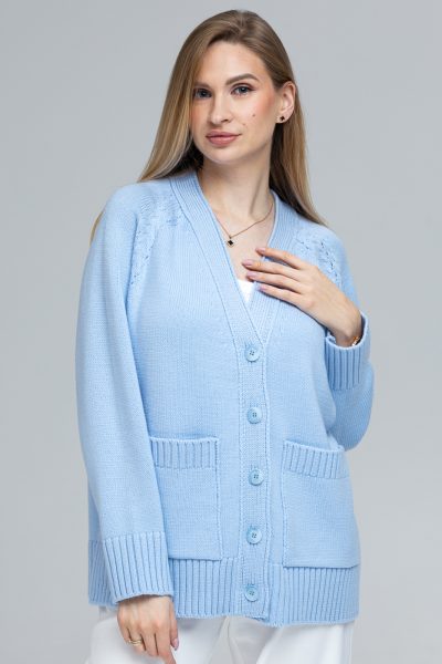 CHLOE SHORT MERINO CARDIGAN