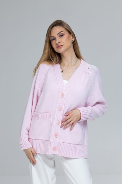 CHLOE SHORT MERINO CARDIGAN