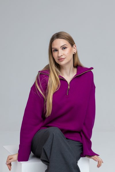 OVERSIZED MERINO WOOL SWEATER "VICTORY"