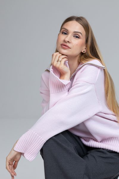 OVERSIZED MERINO WOOL SWEATER "VICTORY"