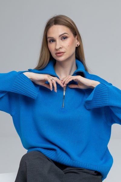 OVERSIZED MERINO WOOL SWEATER "VICTORY"