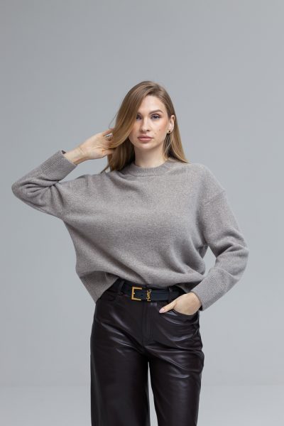 “PRESTIGE” Lightweight Cashmere and Merino Wool Sweater