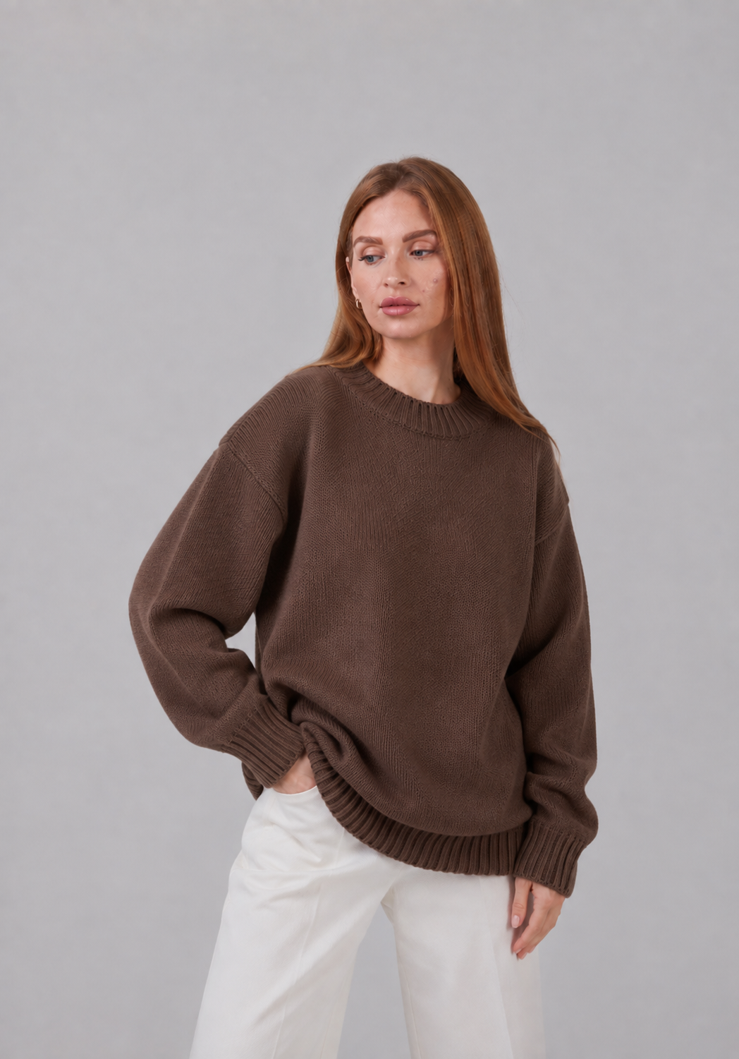 MERINO VILNAS DŽEMPERIS OVERSIZE “CLASSIC”