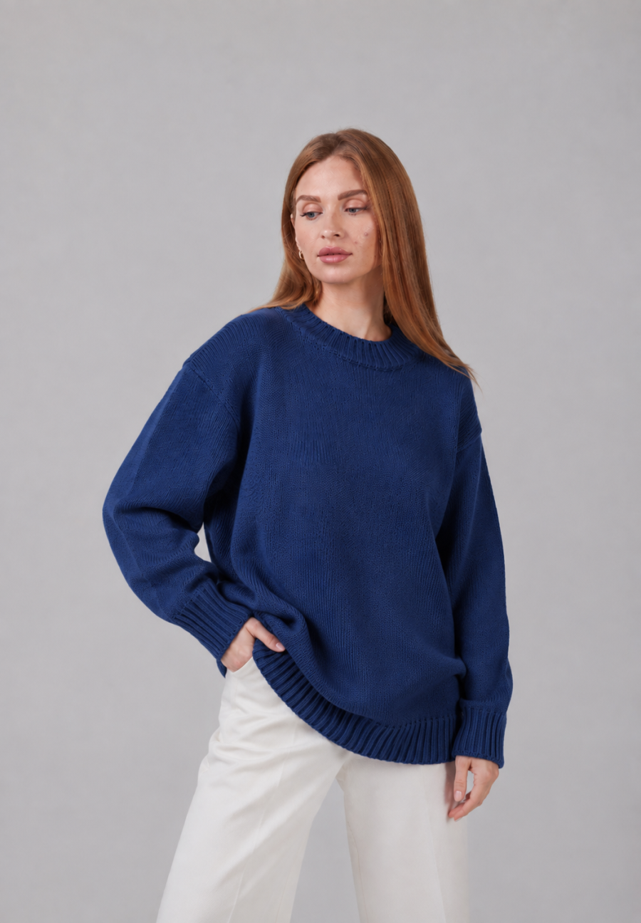 MERINO VILNAS DŽEMPERIS OVERSIZE “CLASSIC”
